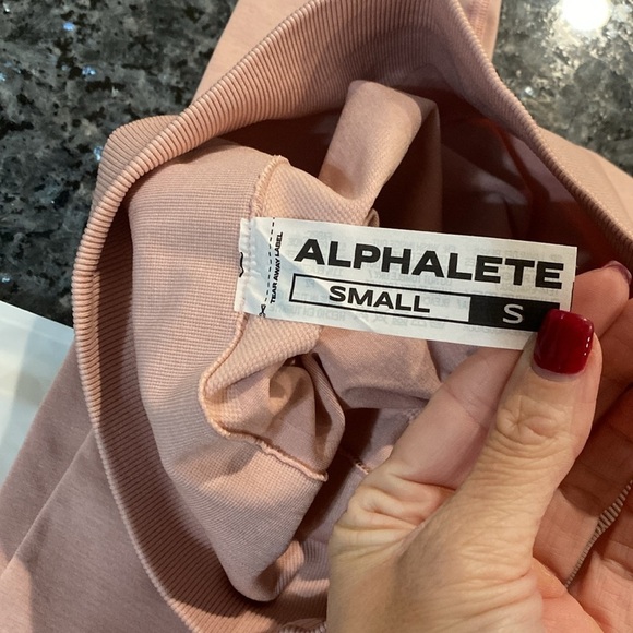 NWT Alphalete Amplify Leggings | Blossom Pink | Small - Picture 5 of 7